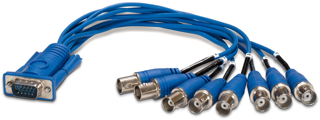 c-pod for BNC TTL breakout cable, offering 8 BNC connectors.