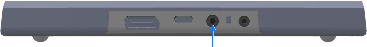 Microphone input on Riponda response pad.